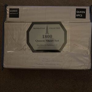1800 Queen Sheet Set - Cream